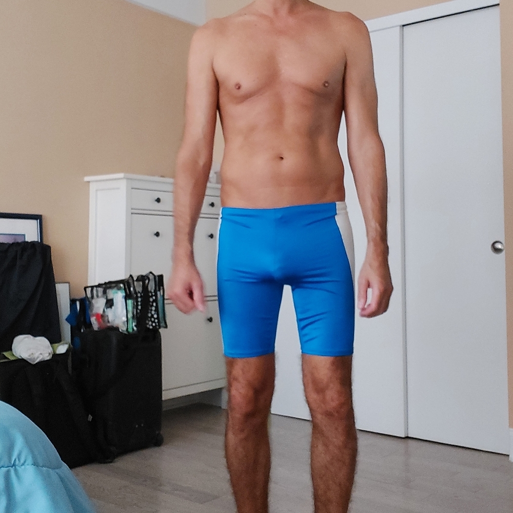 Vintage Blue Spandex Shorts